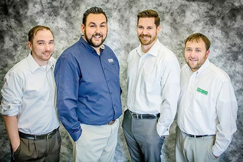 Simon, Jason, Olon & Mat of Office pride commercial cleaning services
