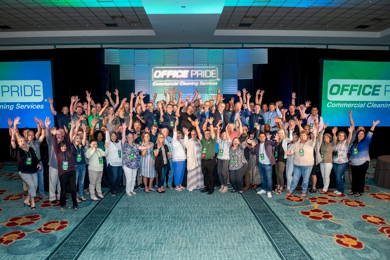 commercial cleaning company Franchisee Group Photo