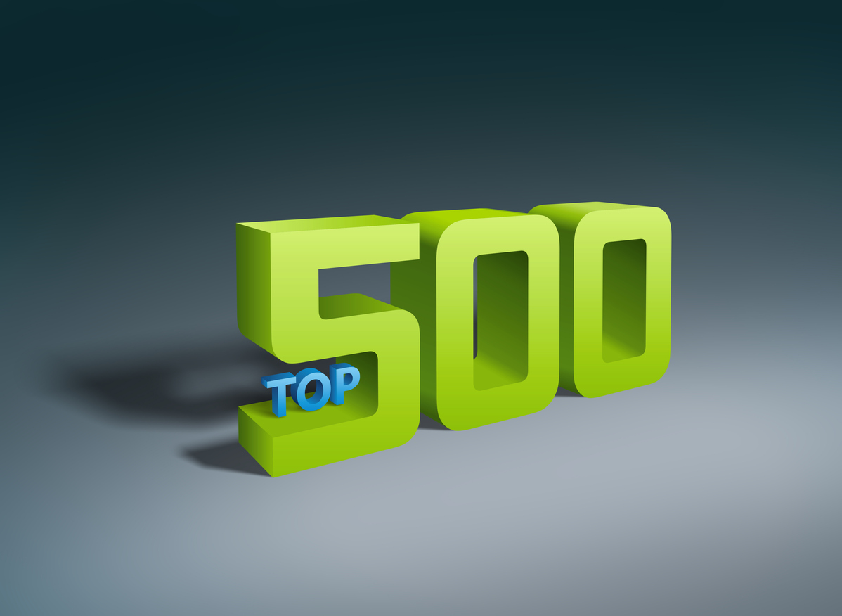 Top 500 enterprise graphic