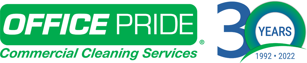 Office pride logo and 30 years badge for years 1992-2022