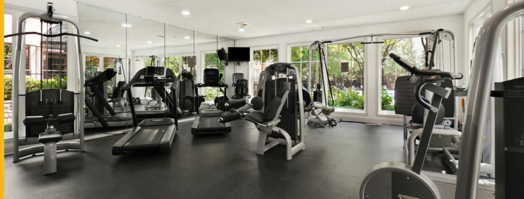 gym cleaning interior