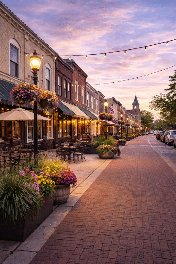 Twighlight charm on Main Street, Fortville, IN
