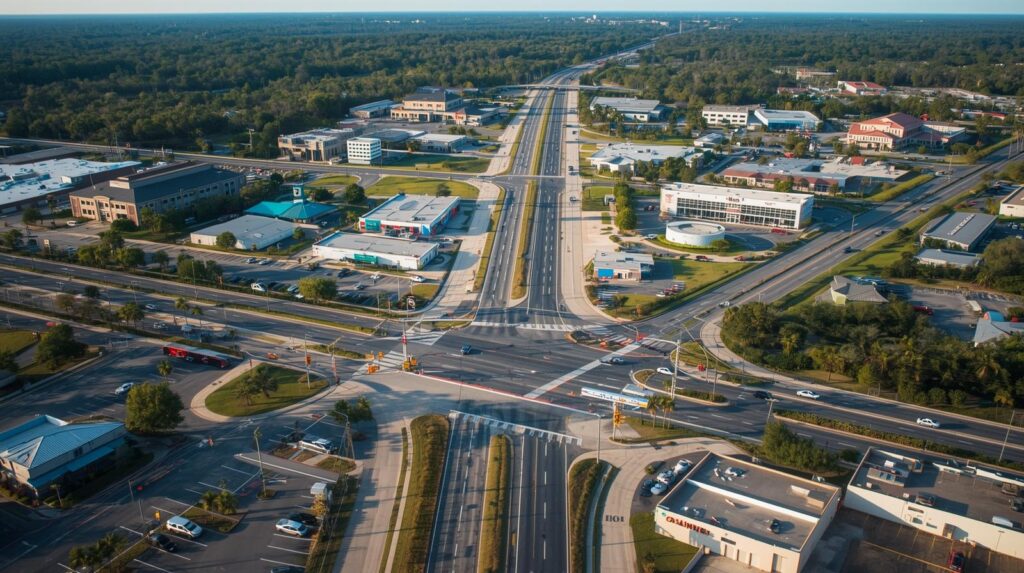 an image of modern-day commercial Milton is the county seat of Santa Rosa County, located along US-90 with access to Interstate 10