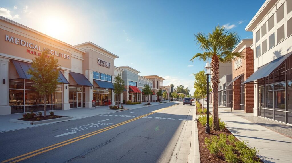 an image of modern-day street-view Valrico is a growing community in eastern Hillsborough County located near Brandon, Bloomingdale, Lithia, and State Road 60