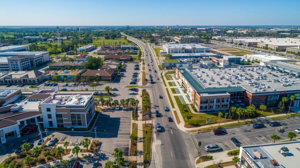 an image of modern-day street-view Wimauma is a rapidly growing community in southern Hillsborough County located near Interstate 75, Sun City Center, Ruskin, and Apollo Beach