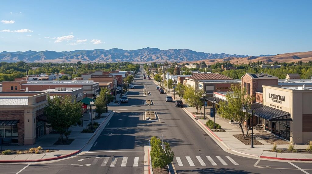 an image of modern-day street-view Yettem is a Central Valley community in Tulare County located northeast of Visalia near the Sierra Nevada foothills