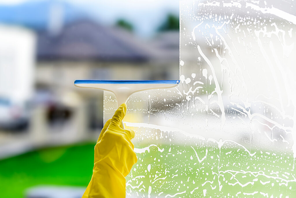 High-traffic facility cleaners